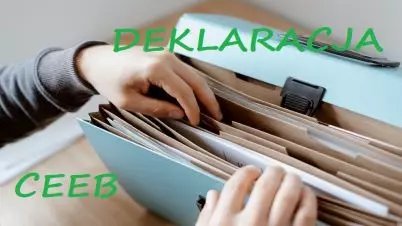 Deklaracja CEEB — istotne informacje  – artykuł opublikowany w Biuletynie IK Edycja WIOSNA-LATO 2022 (nr 115)