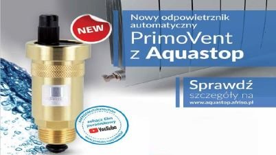 Nowy odpowietrznik AFRISO PrimoVent – teraz z systemem Aquastop!- artykuł opublikowany w Biuletynie IK Edycja Jesień 2019