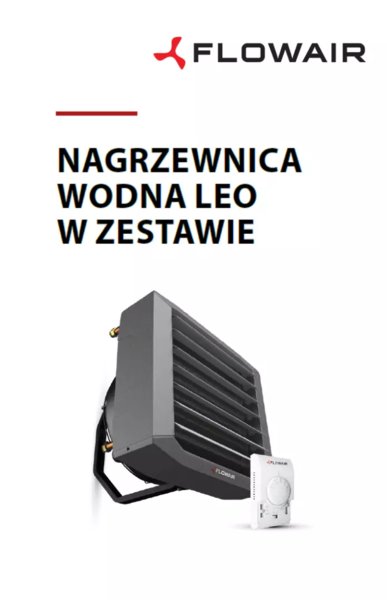 Zapoznaj się z nową NAGRZEWNICĄ WODNĄ LEO 