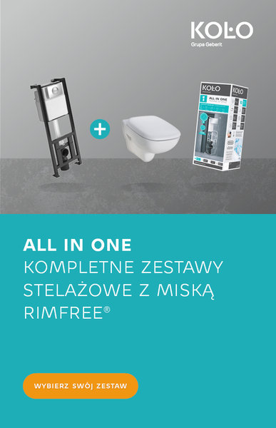 Wybierz kompletne rozwiązania - stelaże ALL-IN-ONE KOŁO 