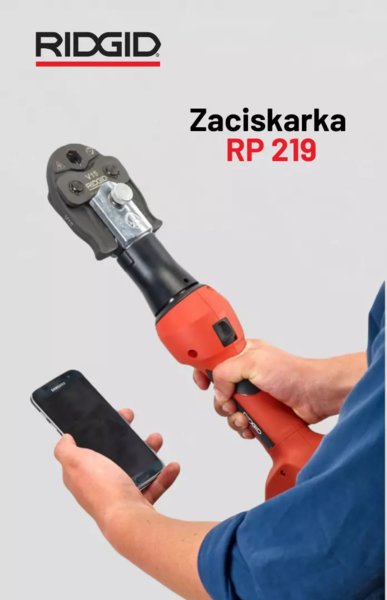 Kompaktowa Zaciskarka RIDGID RP 219