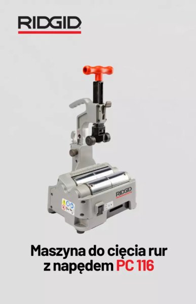 Przenośna maszyna do cięcia rur RIDGID PC 116
