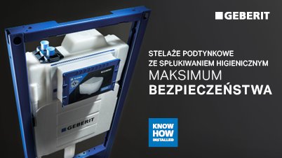 Geberit - jeszcze więcej higieny z nowymi spłuczkami 