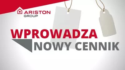 Ariston - wprowadza nowy cennik (ZMIANA CEN)