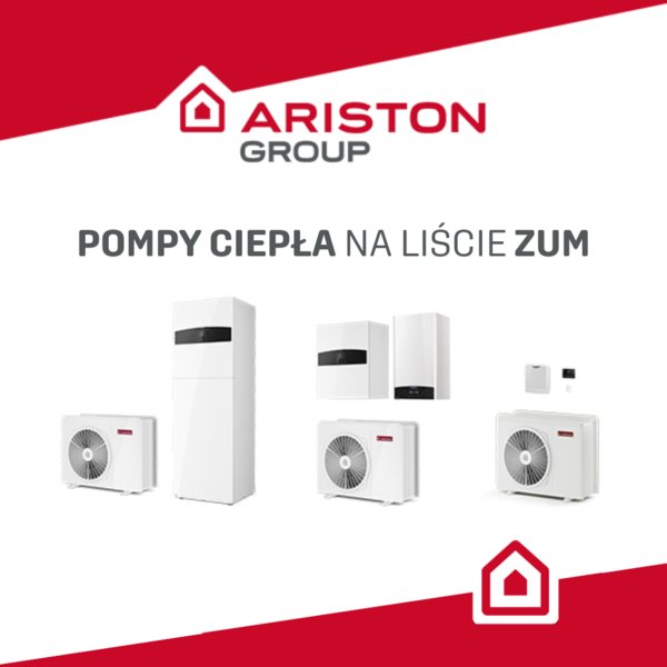 ARISTON - Pompy Ciepła na liście ZUM