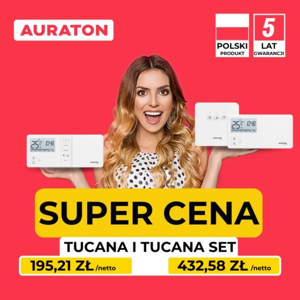 AURATON - Regulator temperatury AURATON Tucana w super cenie