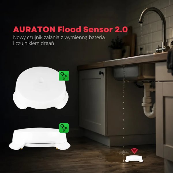 AURATON - AURATON Flood Sensor 2.0