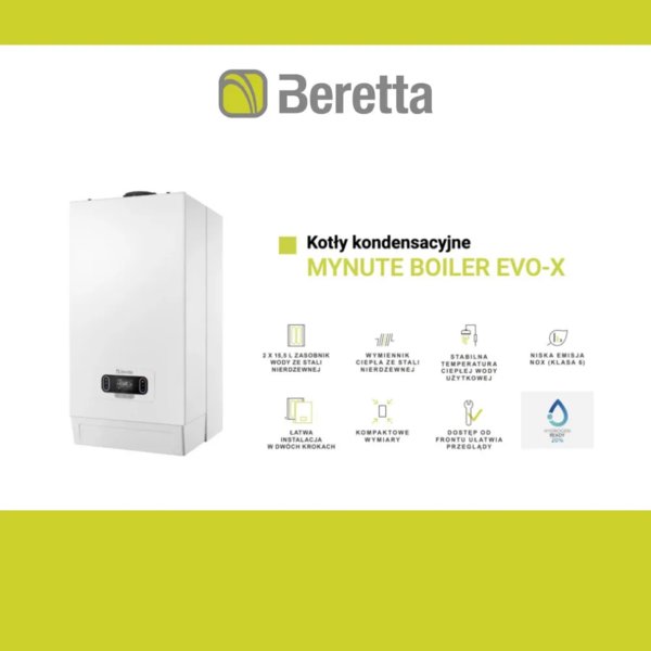 BERETTA - Nowy kocioł Mynute Boiler EVO-X