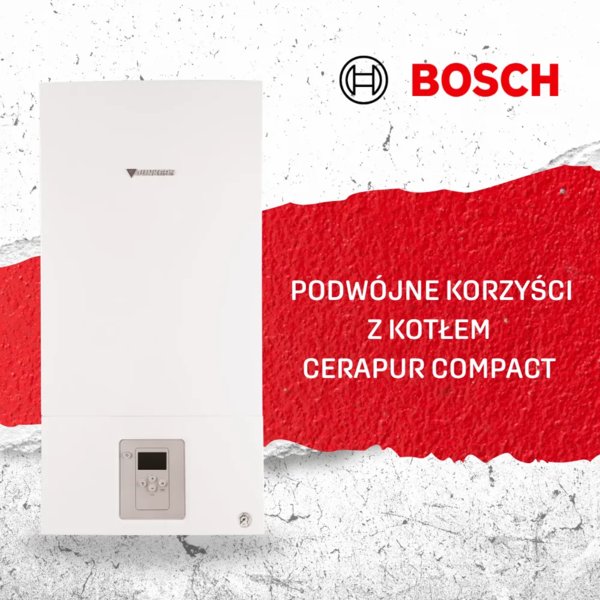 BOSCH - Podwójne punkty za Junkers Cerapur Compact w Programie Partnerskim Bosch