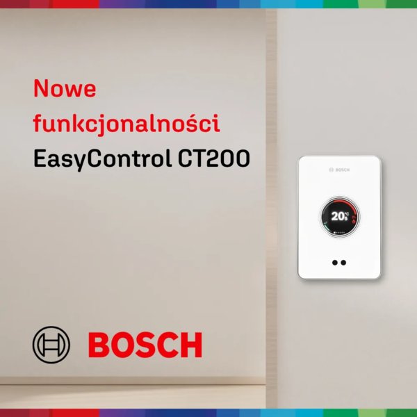 BOSCH - Nowe funkcjonalności EasyControl CT200