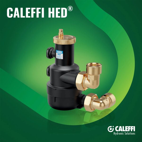 CALEFFI - Skuteczne odpowietrzanie instalacji z wysokowydajnym separatorem powietrza CALEFFI HED®