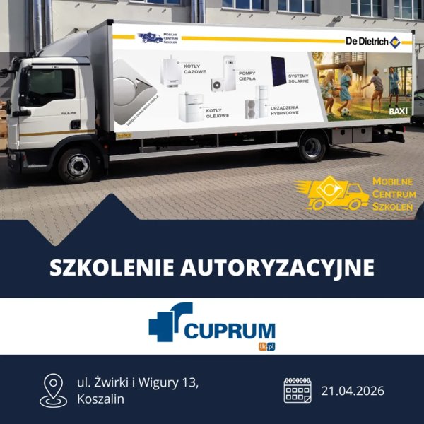 CUPRUM - Szkolenie autoryzacyjne De Dietrich