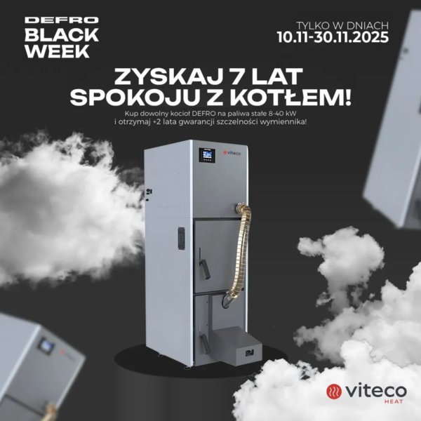 DEFRO - Black Week. 7 lat gwarancji