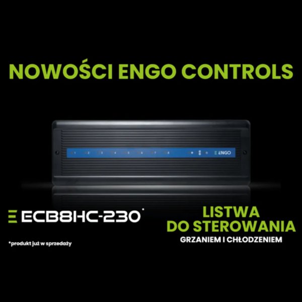 ENGO CONTROLS - Nowa listwa do sterowania grzaniem i chłodzeniem ECB8HC-230