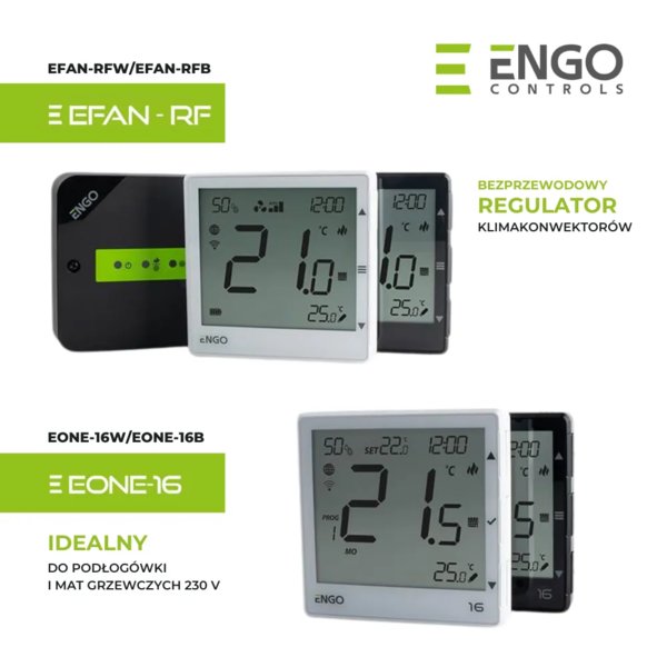 ENGO CONTROLS - Poznaj regulatory EONE-16 i EFAN-RF