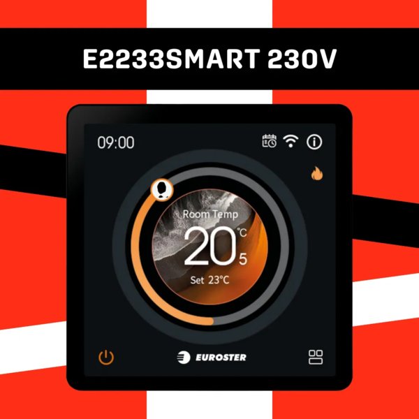 EUROSTER - Nowy regulator temperatury E2233Smart 230V
