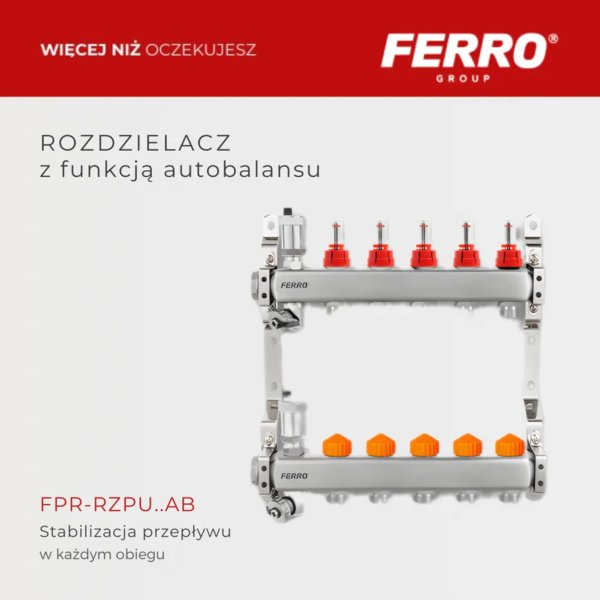 FERRO - Nowy rozdzielacz z funkcją autobalansu