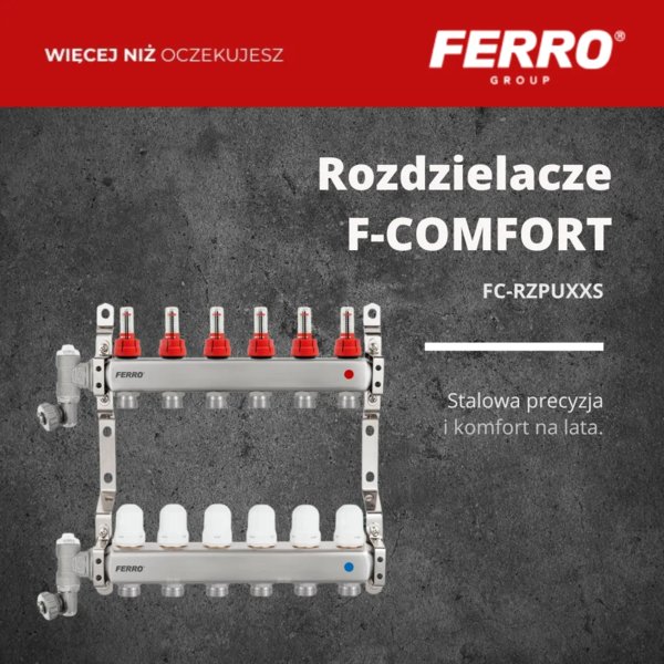 FERRO - Rozdzielacze F-Comfort FC-RZPUxxS