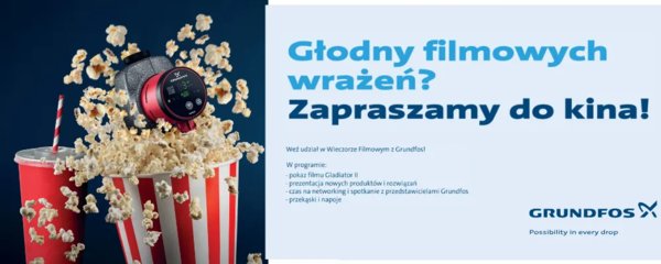 GRUNDFOS - WIECZORY FILMOWE 28.11 oraz 5.12 - WYDARZENIE
