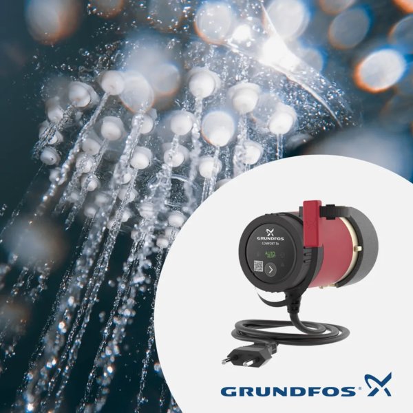 GRUNDFOS - Korzyści z użycia pomp do cyrkulacji ciepłej wody