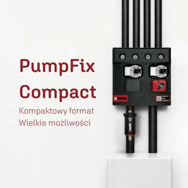 HERZ - Za mało miejsca w kotłowni? Odkryj PumpFix Compact