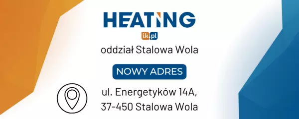 HEATING - Zmiana adresu  - banner