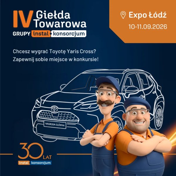 INSTAL-KONSORCJUM - Chcesz wygrać Toyotę Yaris Cross? Zapewnij sobie miejsce w konkursie