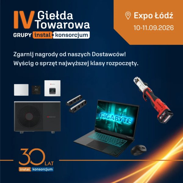 INSTAL-KONSORCJUM - Zgarnij nagrody od naszych dostawców! Wyścig rozpoczęty