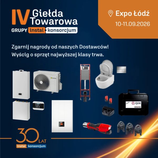 INSTAL-KONSORCJUM - Zdobądź wyjątkowe nagrody od dostawców