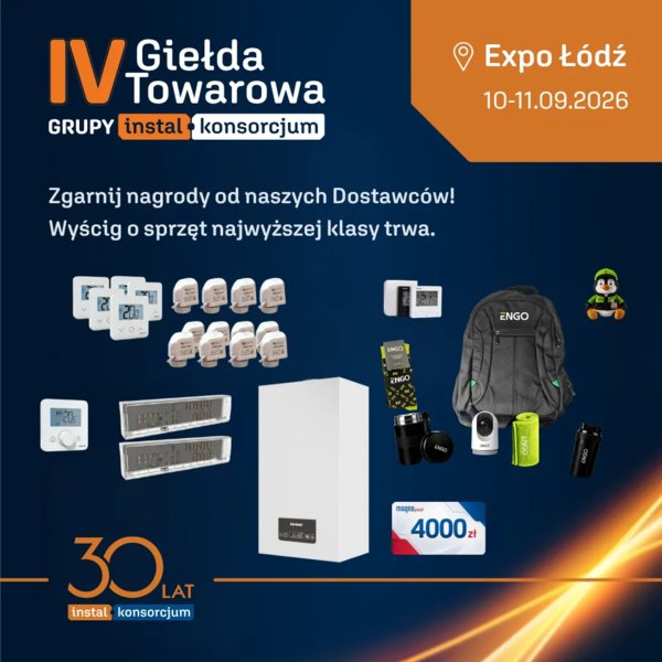 INSTAL-KONSORCJUM - Odbierz wyjątkowe nagrody od dostawców