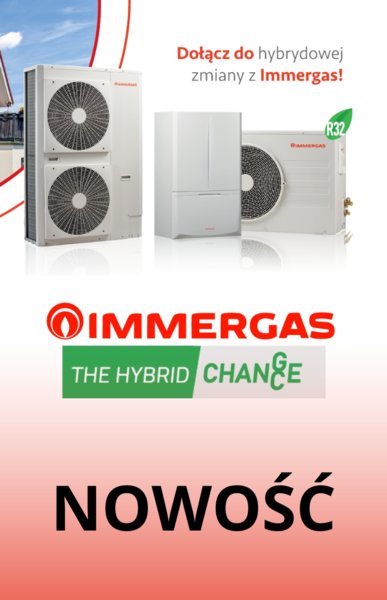 Hybrydowe pompy ciepła Immergas