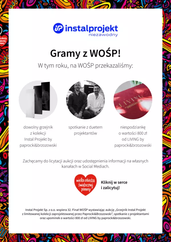 WOŚP Instal Projekt - banner