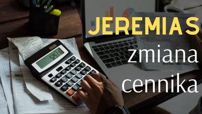 JEREMIAS - zmiana cennika (ZMIANA CEN)
