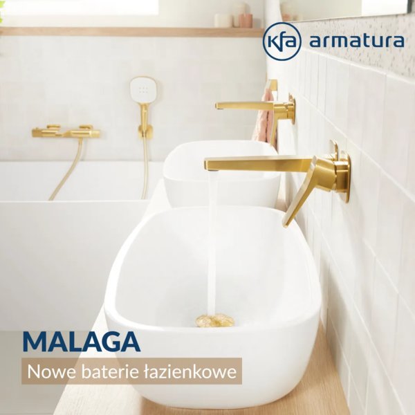 KFA ARMATURA – Kolekcja baterii łazienkowych MALAGA