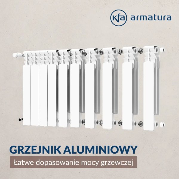 KFA ARMATURA - Nowoczesne modułowe grzejniki aluminiowe