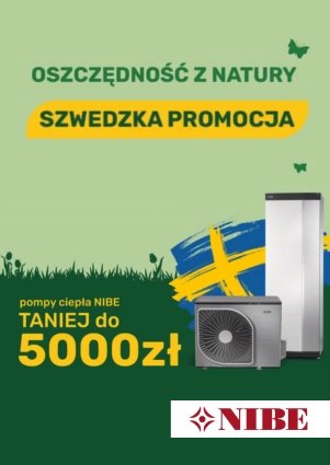 NIBE - Przedłużenie promocji: Szwedzka Promocja - PROMOCJA