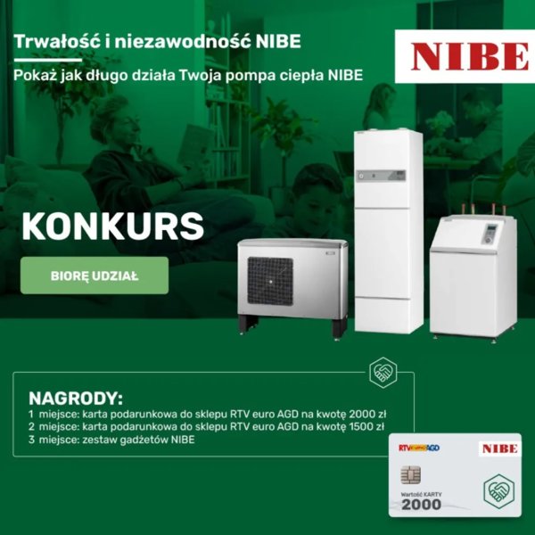 NIBE - Konkurs! Pokaż, jak długo działa Twoja pompa ciepła NIBE