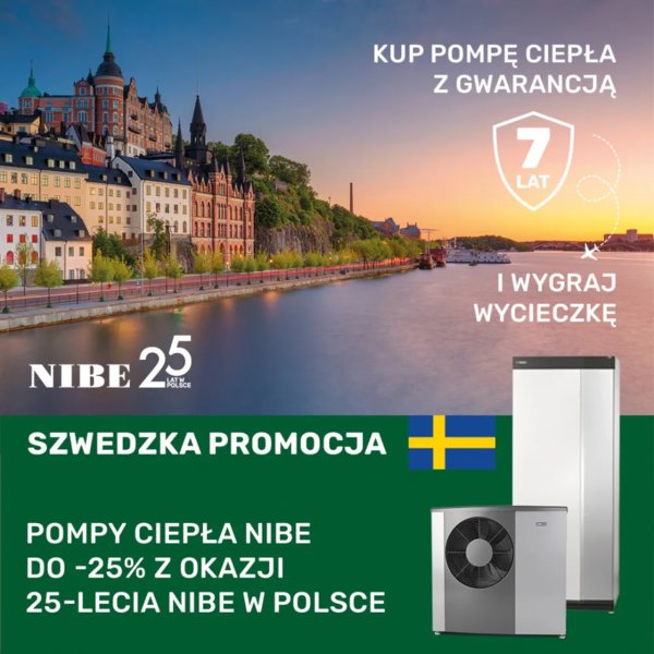 NIBE - Szwedzka promocja na 25-lecie