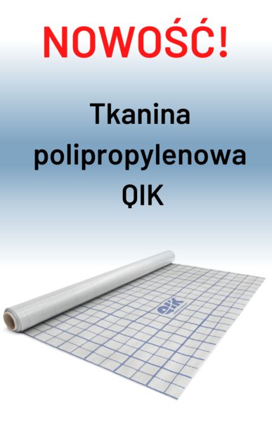 NOWOŚĆ! Tkanina polipropylenowa QIK niedługo w ofercie