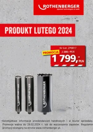 ROTHENBERGER – Produkt miesiąca luty 2024 – PROMOCJA