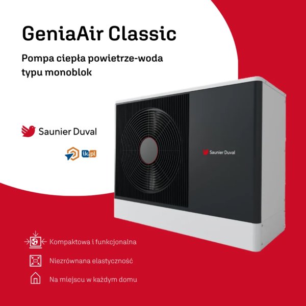 SAUNIER DUVAL - Nowe pompy ciepła GeniaAir Classic w Ofercie Specjalnej
