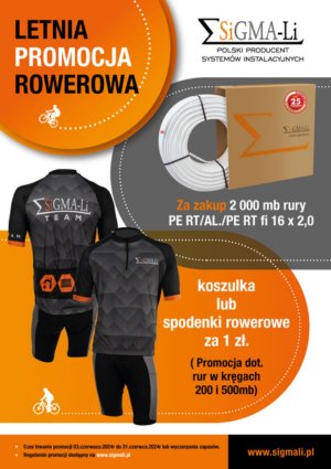 SIGMA-LI - Letnia promocja rowerowa - PROMOCJA