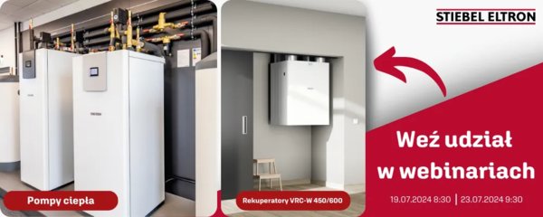 STIEBEL ELTRON - Webinaria o pompach ciepła i rekuperatorach VRC-W 450/600 (E) Premium - NEWS