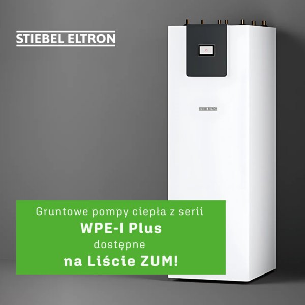 STIEBEL ELTRON - Gruntowe pompy ciepła WPE-I Plus na Liście ZUM - NEWS