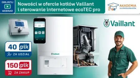 VAILLANT - Nowości w ofercie kotłów Vaillant i sterowanie internetowe ecoTEC pro