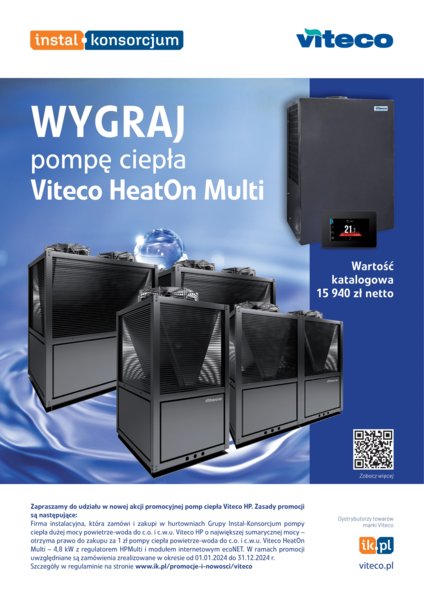 VITECO - Wygraj pompę ciepła Viteco HeatOn Multi - PROMOCJA