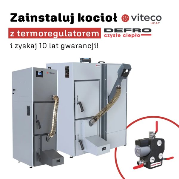 VITECO - 10 lat gwarancji na szczelność wymiennika z termoregulatorem