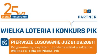 WIELKA LOTERIA PIK - losowanie nagród już 21.09.2021