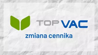 Zmiana cennika katalogowego TOPVAC (NEWS)