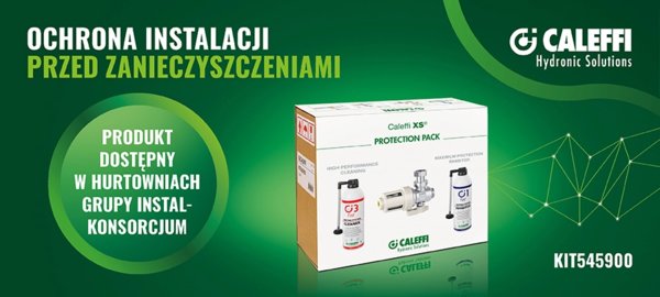 CALEFFI - Zestaw dla całkowitej ochrony instalacji przed zanieczyszczeniami
